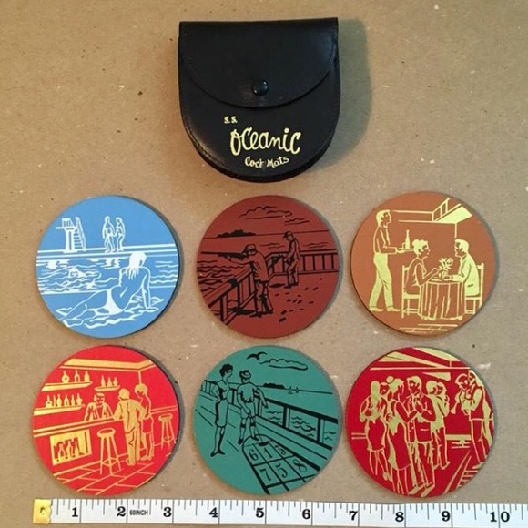 Vintage HOME LINES SS OCEANIC CRUISE LINES - Picture 3 of 5